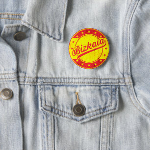 Global Traveller - Spain - Bizkaia Biscay 6 Cm Round Badge