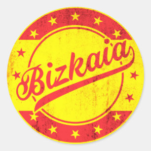 Global Traveller - Spain - Bizkaia Biscay Classic Round Sticker