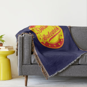 Global Traveller - Spain - Islas Baleares Throw Blanket