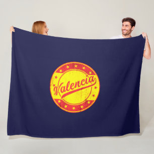 Global Traveller - Valencia, Spain Fleece Blanket