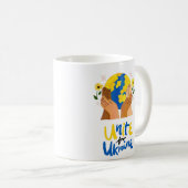 Global Unite For Ukraine Coffee Mug (Front Right)