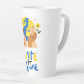 Global Unite For Ukraine  Latte Mug (Right Angle)