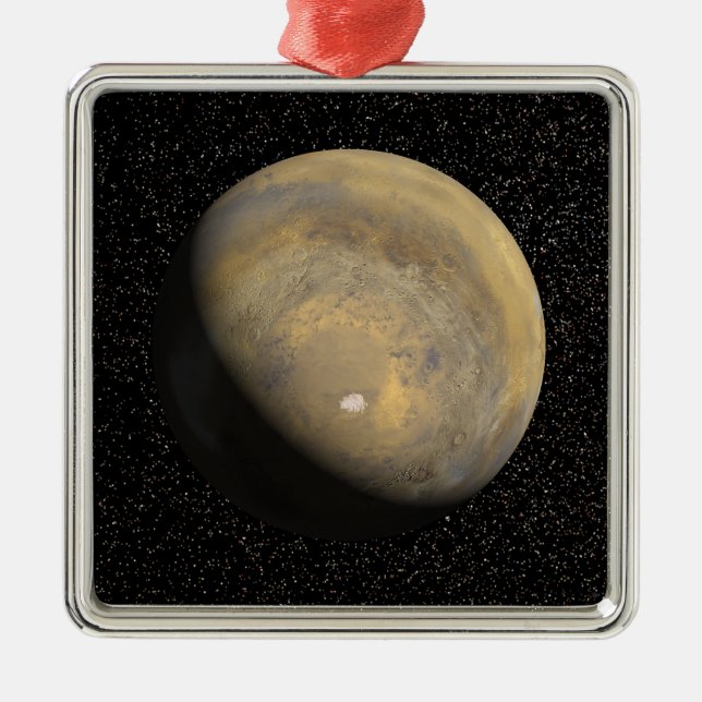 Global view of Mars Metal Tree Decoration (Front)