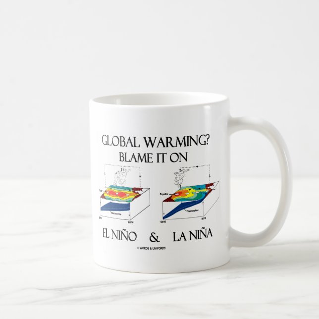 Global Warming? Blame It On El Niño and La Niña Coffee Mug (Right)
