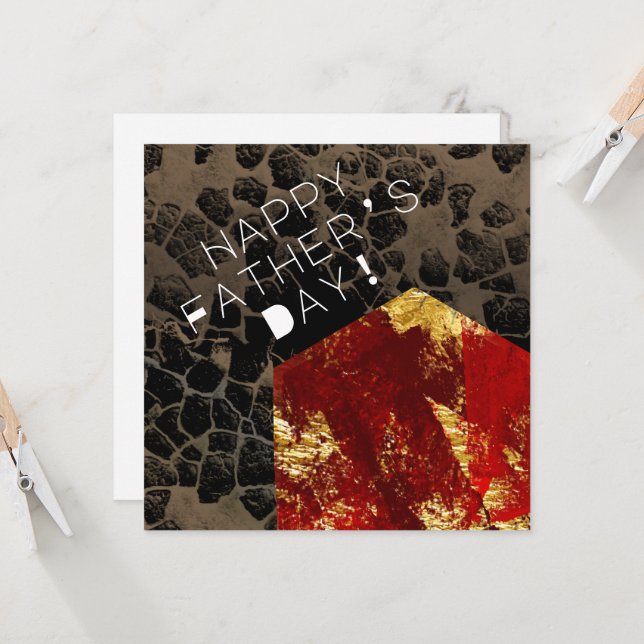 Global warming - Burning House - Father’s day (Front/Back In Situ)