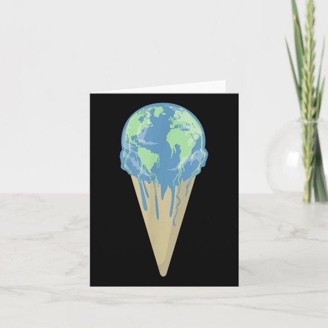 Global Warming Climate Change Environmental Protec Card (Front)