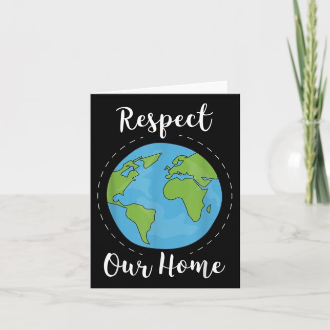 Global Warming Climate Change Environmental Protec Card (Front)