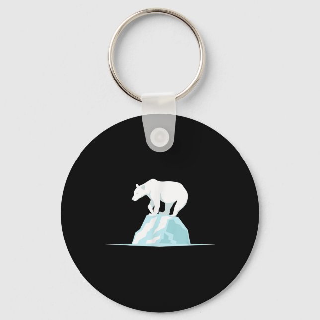 Global Warming Climate Change Environmental Protec Key Ring (Front)