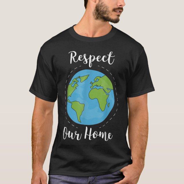 Global Warming Climate Change Environmental Protec T-Shirt (Front)