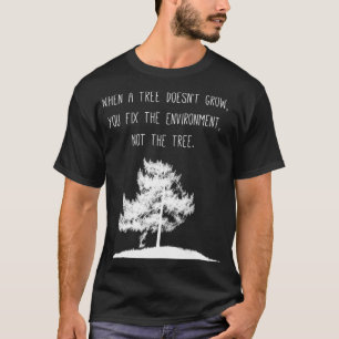 Global Warming Climate Change Tree Mindset T-Shirt