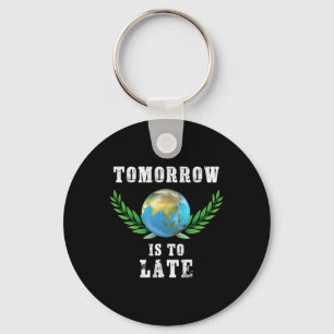 Global Warming, Environmental Protection, Globe, E Key Ring