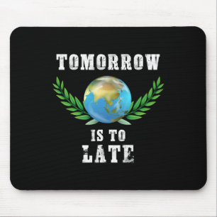 Global Warming, Environmental Protection, Globe, E Mouse Pad