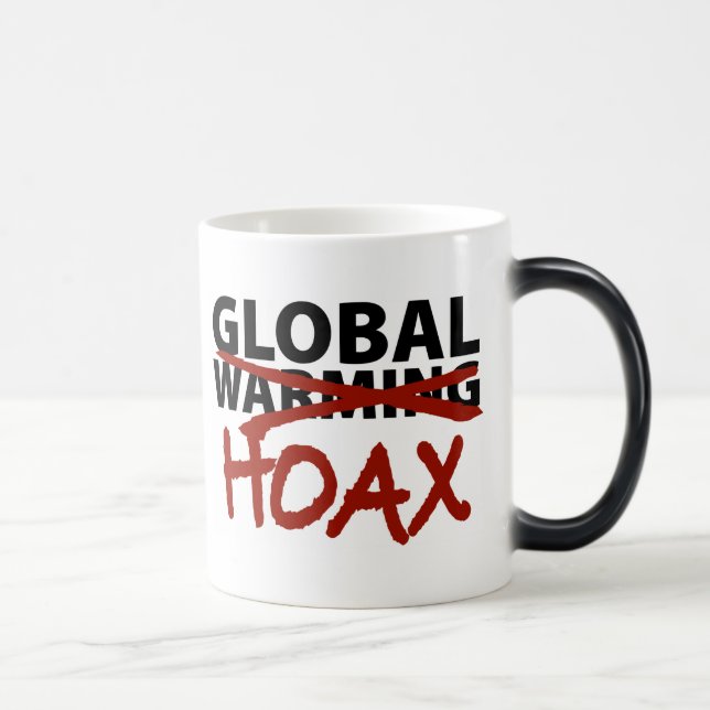 Global Warming Hoax Magic Mug (Right)