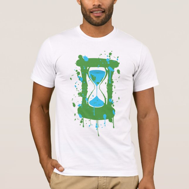 Global Warming Hourglass T-Shirt (Front)