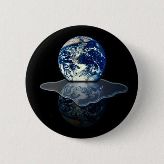 Global Warming I 6 Cm Round Badge
