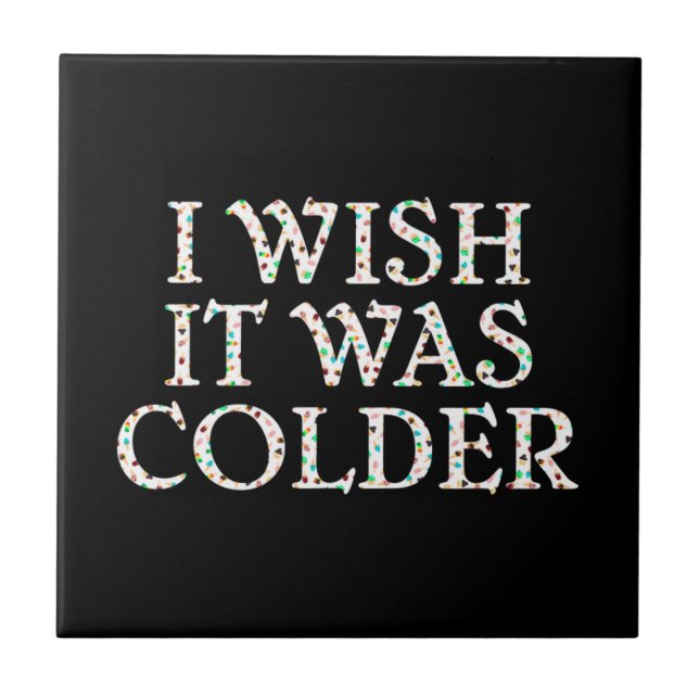 Global Warming is a Socialist Scam Ceramic Tile (Front)