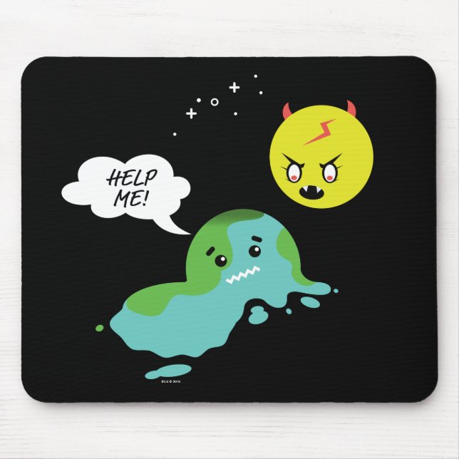 Global Warming Mouse Pad (Front)