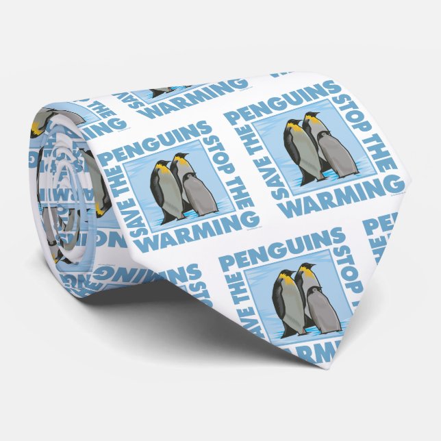 Global Warming, Penguins Tie (Rolled)