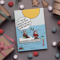 Global Warming Santas Climate Change Christmas