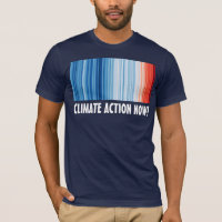 Global Warming Stripes Climate Action NOW!