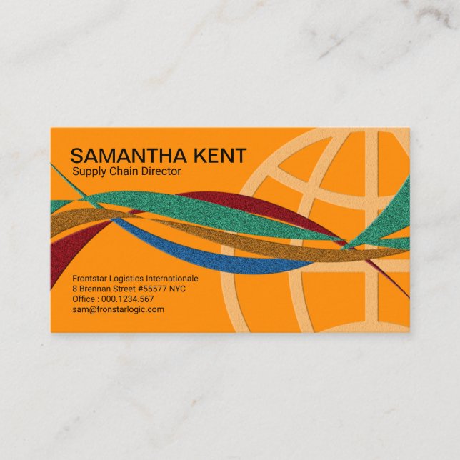 Global Wavelength Connections Supply Chain Business Card (Front)