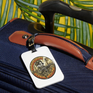 Global Wealth Badger Luggage Tag