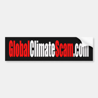 GlobalClimateScam Bumper Sticker
