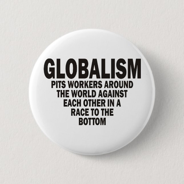 Globalism 6 Cm Round Badge (Front)