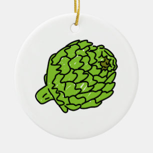 Globe Artichoke Ceramic Tree Decoration
