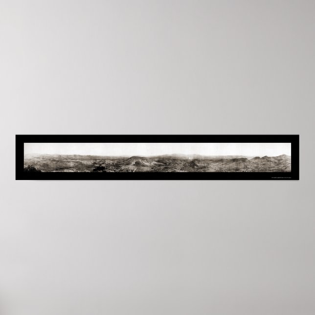 Globe AZ Mining Area Photo 1909 Poster (Front)