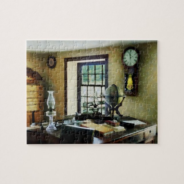Globe, Books and Lamps Jigsaw Puzzle (Horizontal)