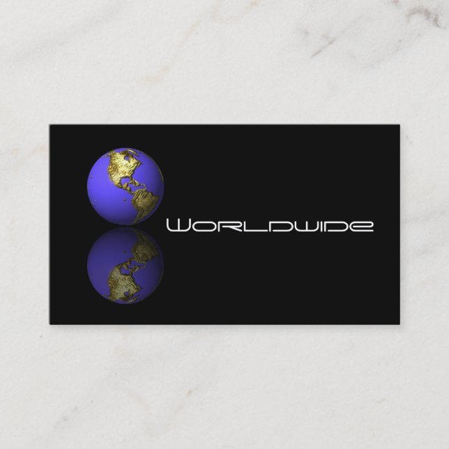 Globe Business Card (Front)