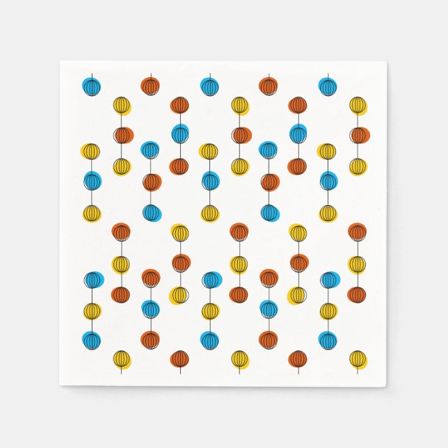 Globe Chain paper napkin (Front)