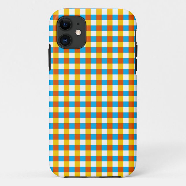 Globe Check iPhone case (Back)