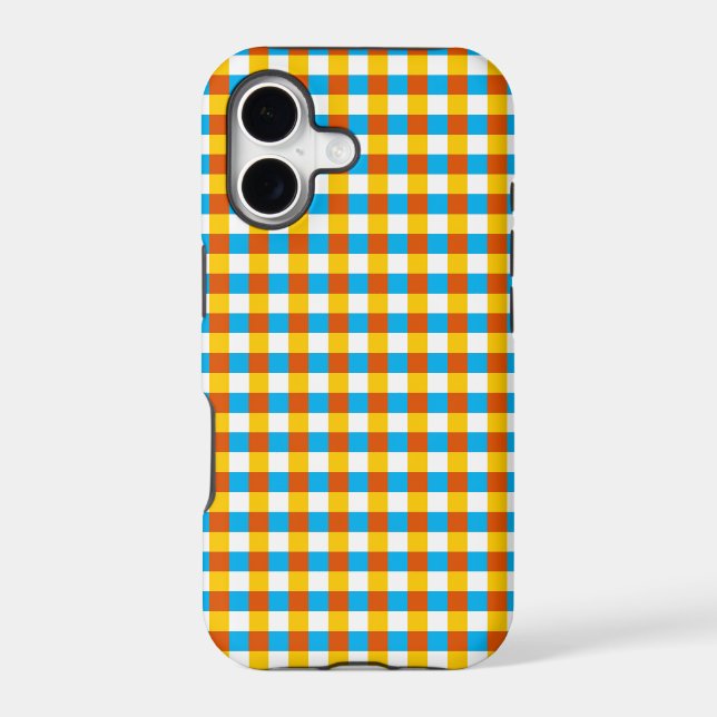 Globe Check iPhone case (Back)