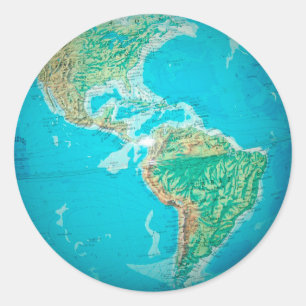 Globe Classic Round Sticker