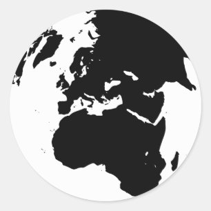 Globe Classic Round Sticker