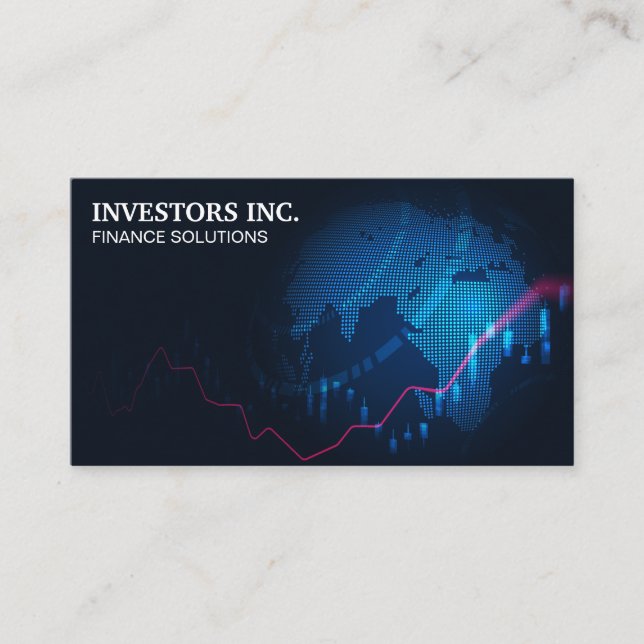 Globe | Financials  Business Card (Front)