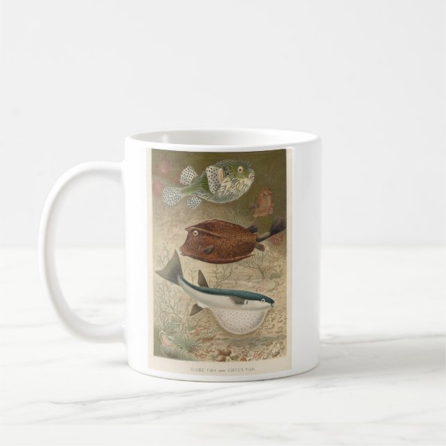 Globe Fish & Coffer Fish Bookstore Promo Coffee Mug (Left)