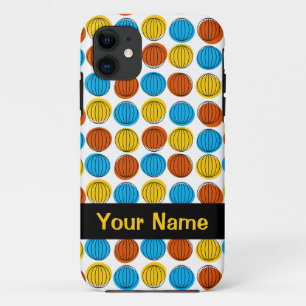 Globe iPhone 'Name' yellow iPhone case