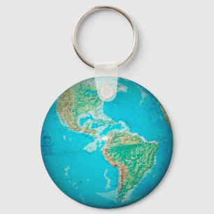 Globe Key Ring