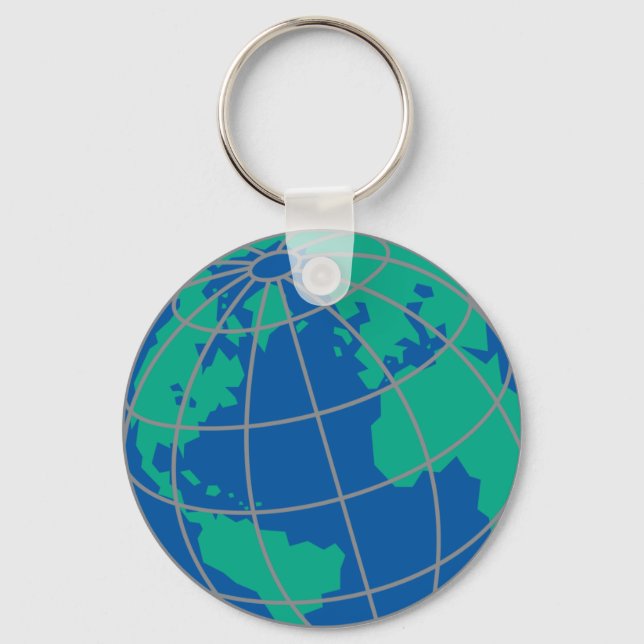 Globe Key Ring (Front)
