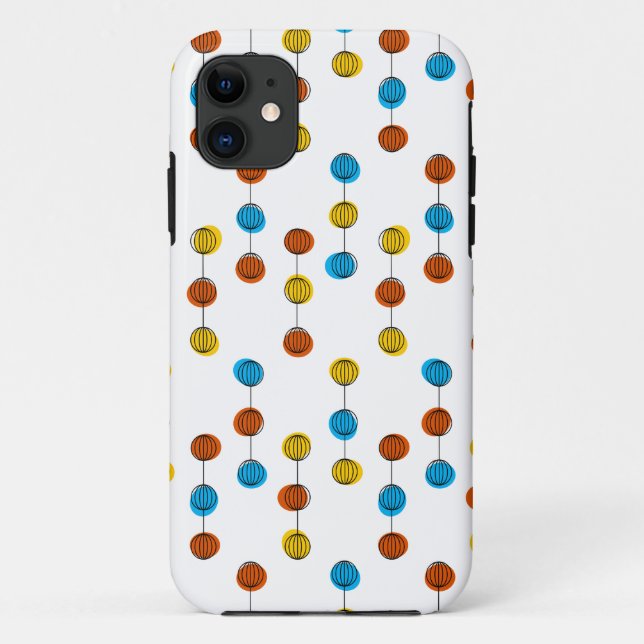Globe Lines iPhone case (Back)