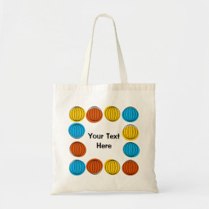 Globe Multi 'Text' tote bag