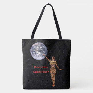 Globe not Flat Tote Bag