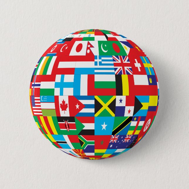 globe of flags button (Front)