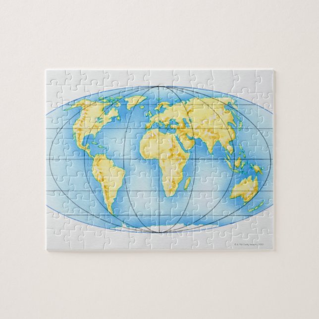 Globe of the World Jigsaw Puzzle (Horizontal)