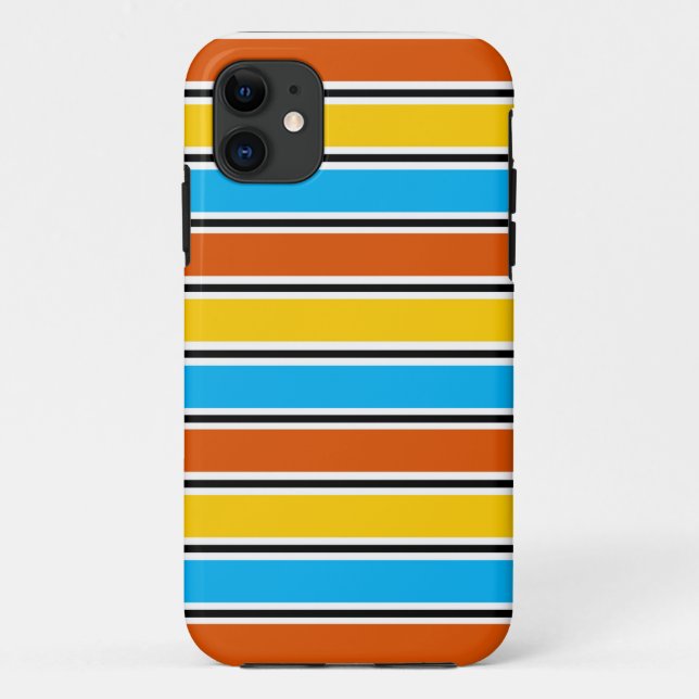 Globe Stripe Classic iPhone case (Back)