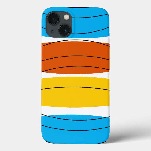 Globe Stripe iPad barely there case (Back)