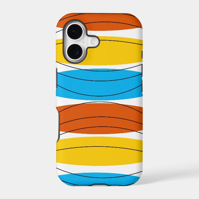 Globe Stripe iPhone case (Back)